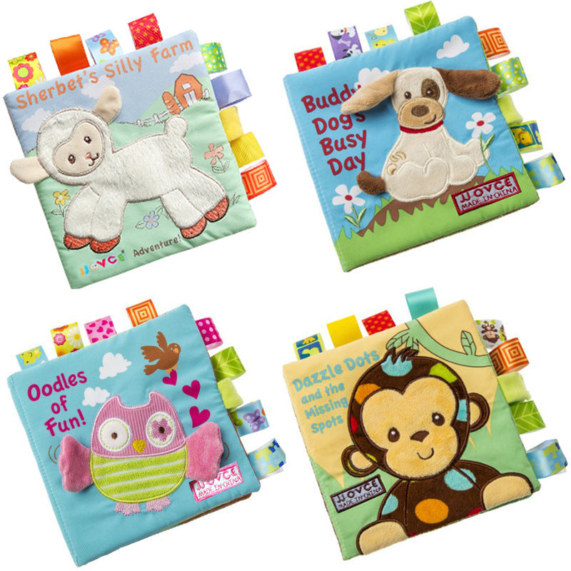 Animal Embroidery Cloth Puzzle Baby Books