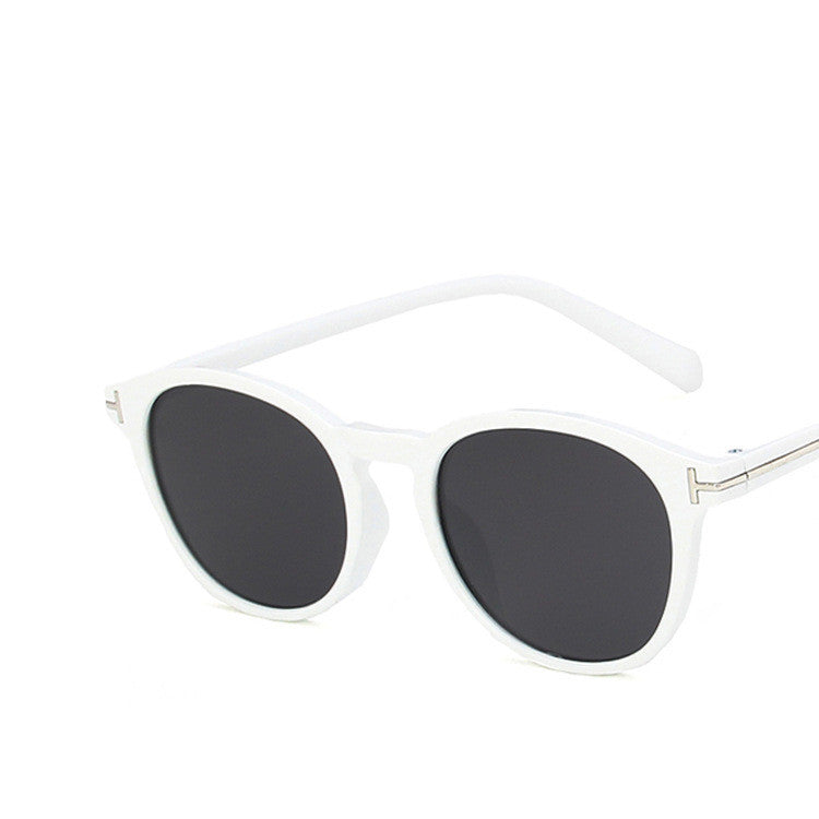 Fashion T-shaped Round Sunglasses