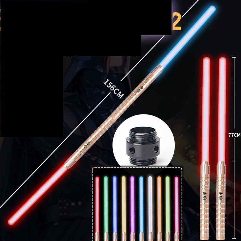 RGB Metal Light Up Saber Laser Sword Light Saber Lightstick Toy