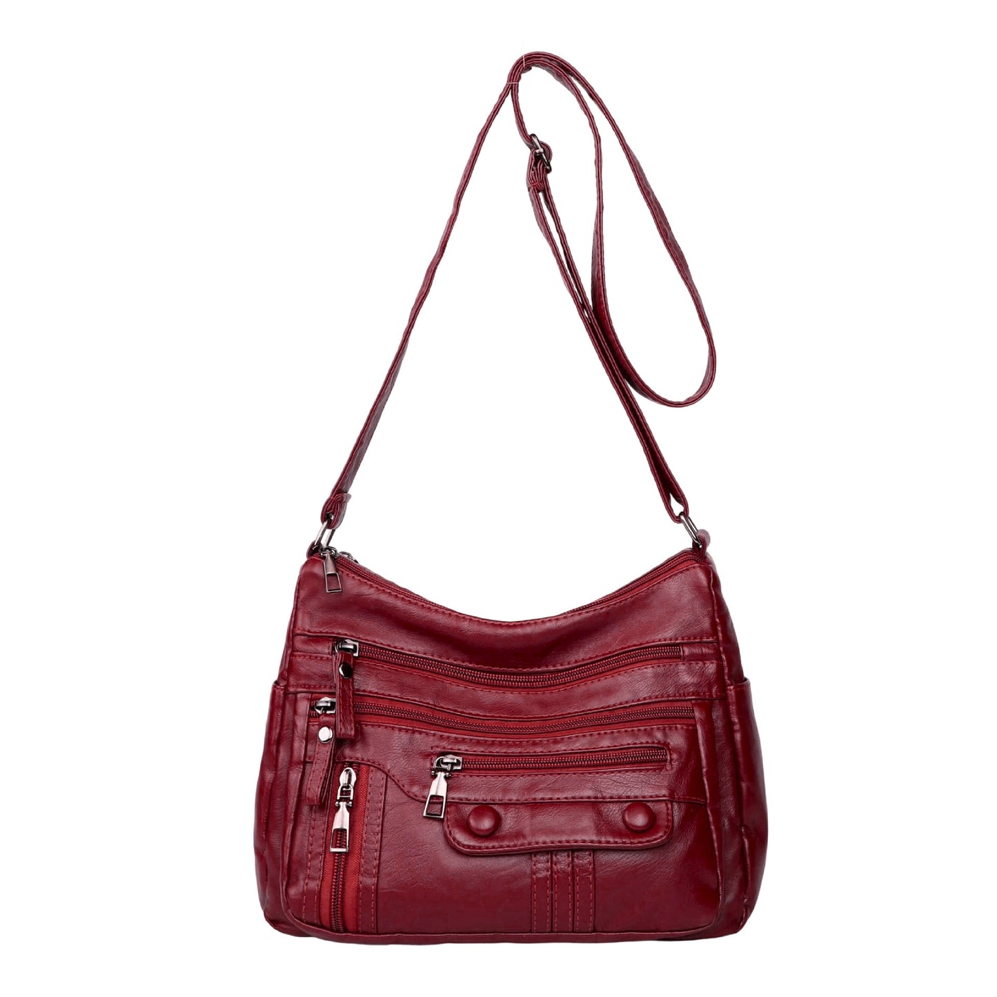 Shoulder Bag Soft Leather Fashion All-match Messenger Bag