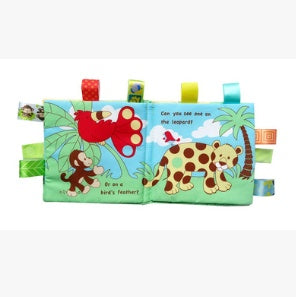 Animal Embroidery Cloth Puzzle Baby Books
