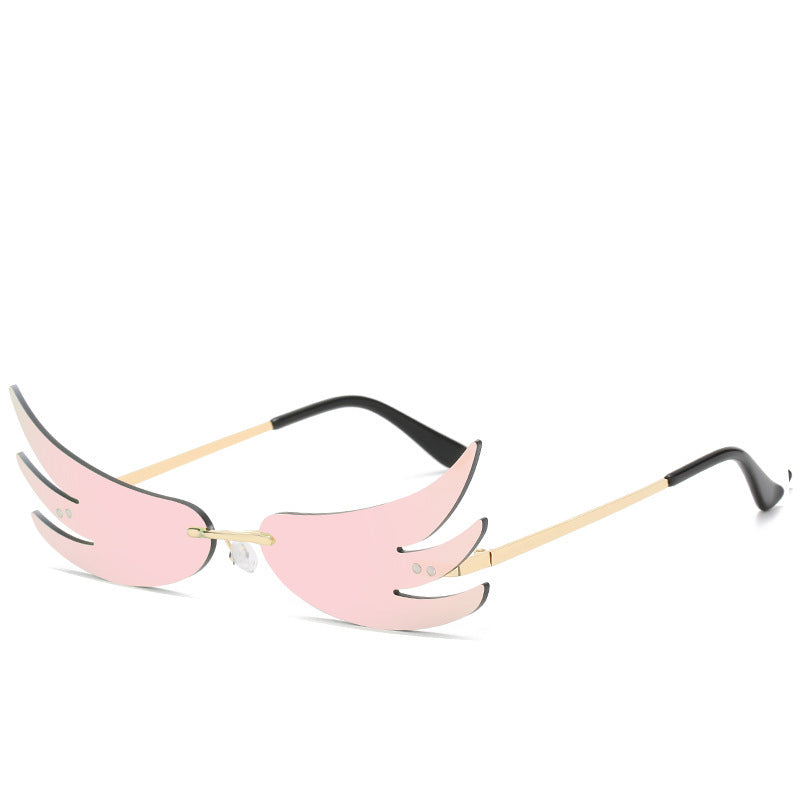 Flame Reflective Trendy Sunglasses