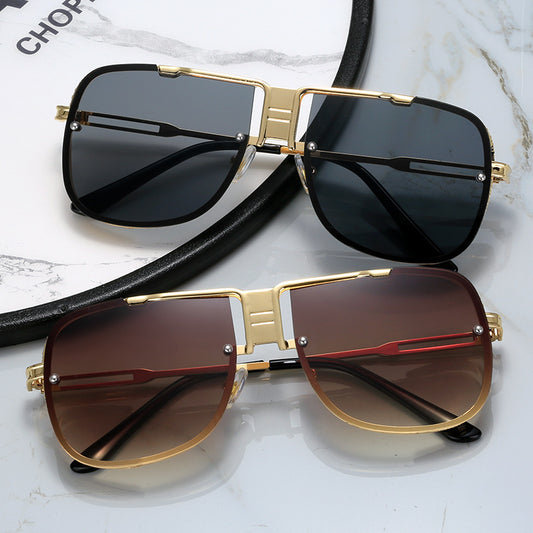 Metal Sunglasses Fashion Street Style Retro Eyewear