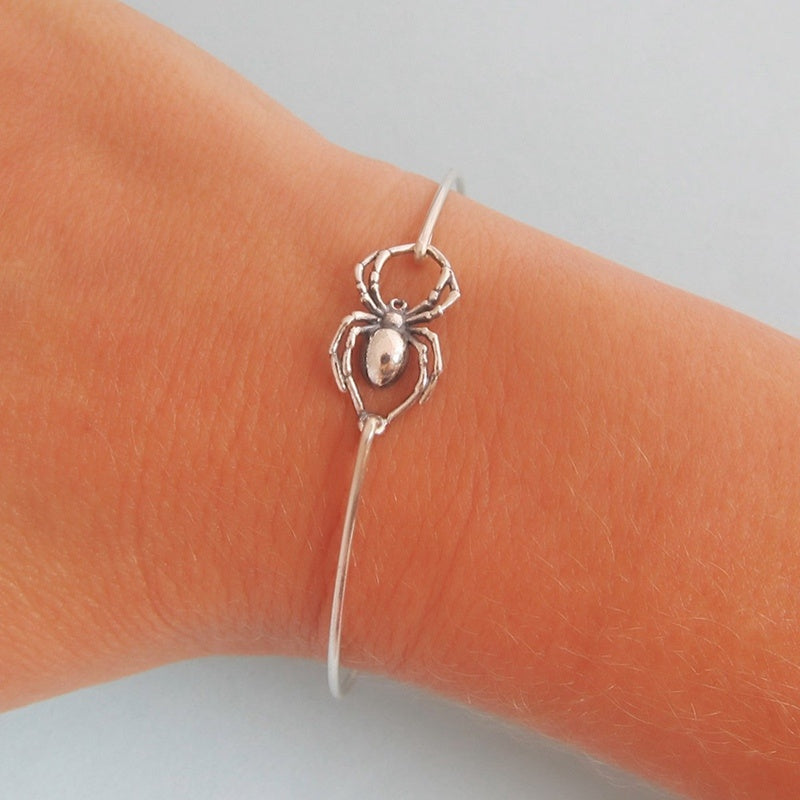 Halloween Spider Bracelet, Copper