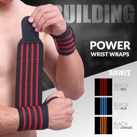 Power Wrist Wraps for Weight Lifting