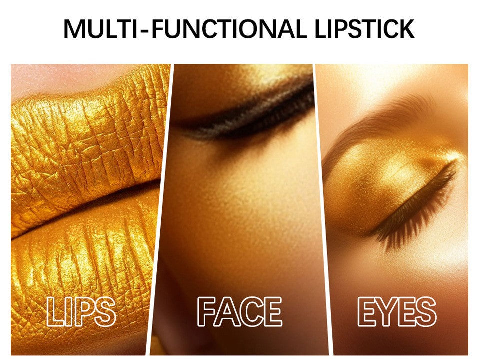 Lipstick Kit Gold Bar Makeup Set