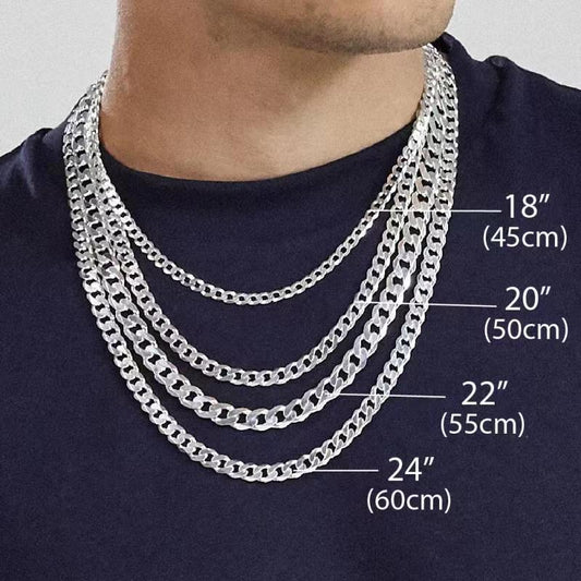 Trendy Simple Curb Necklace Domineering Cuban Clavicle Chain