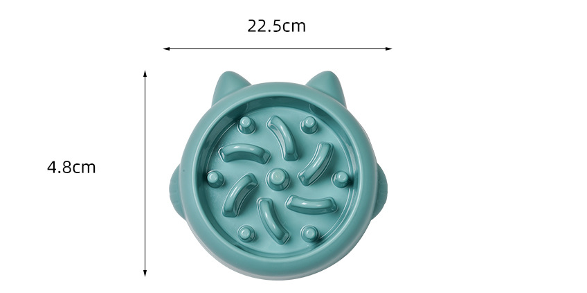 Pet Dog Cat Slow Feeder Bowls Anti Choking Slow Feeder Dish Bowl Home Dog Eating Plate Anti Gulping Bowl Supplies