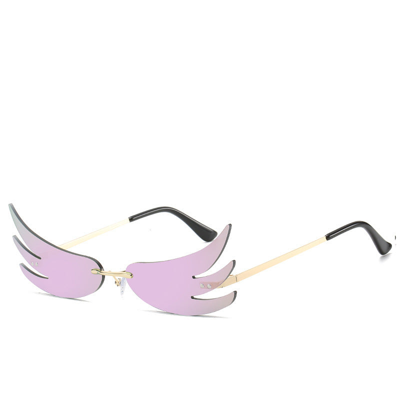 Flame Reflective Trendy Sunglasses