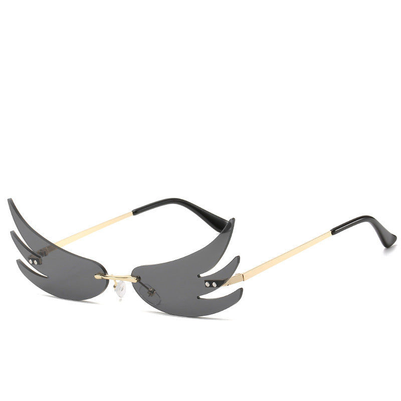 Flame Reflective Trendy Sunglasses