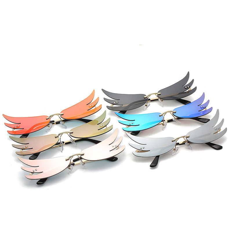 Flame Reflective Trendy Sunglasses