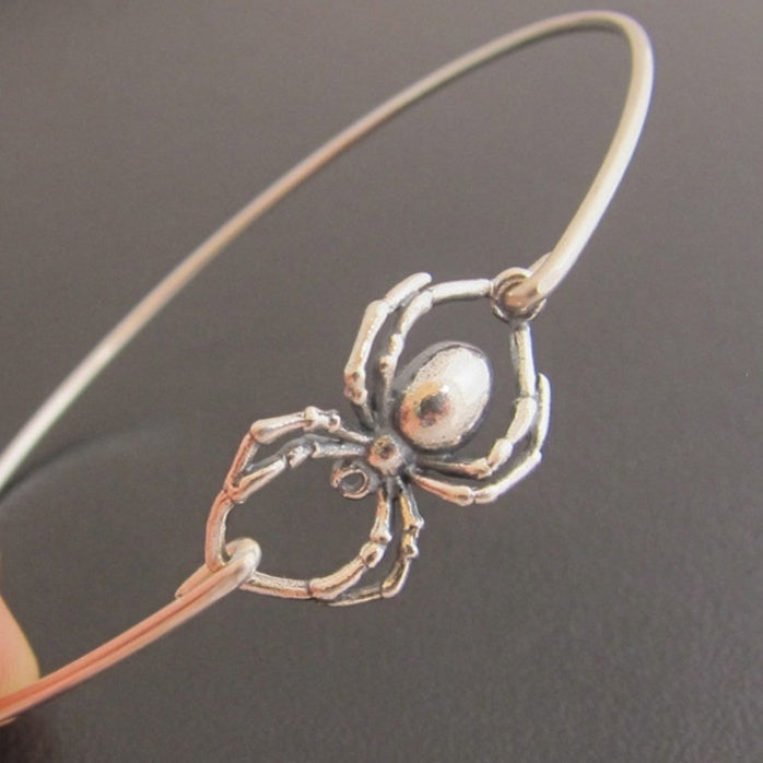 Halloween Spider Bracelet, Copper
