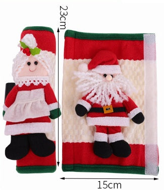 Christmas decoration refrigerator glove