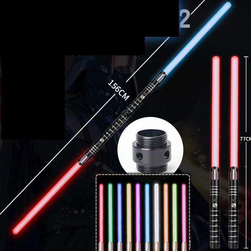 RGB Metal Light Up Saber Laser Sword Light Saber Lightstick Toy