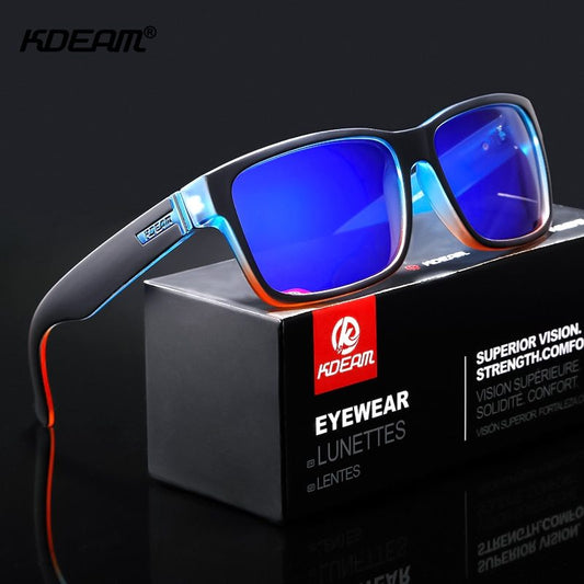 Men's Colorful Real Film Sunglasses