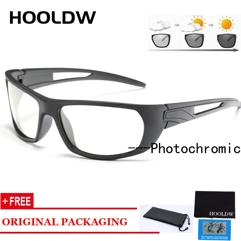 Retro Polarized Photochromic Sunglasses Night Vision Glasses Day Night Driving Anti-glare Goggle Eyewear UV400