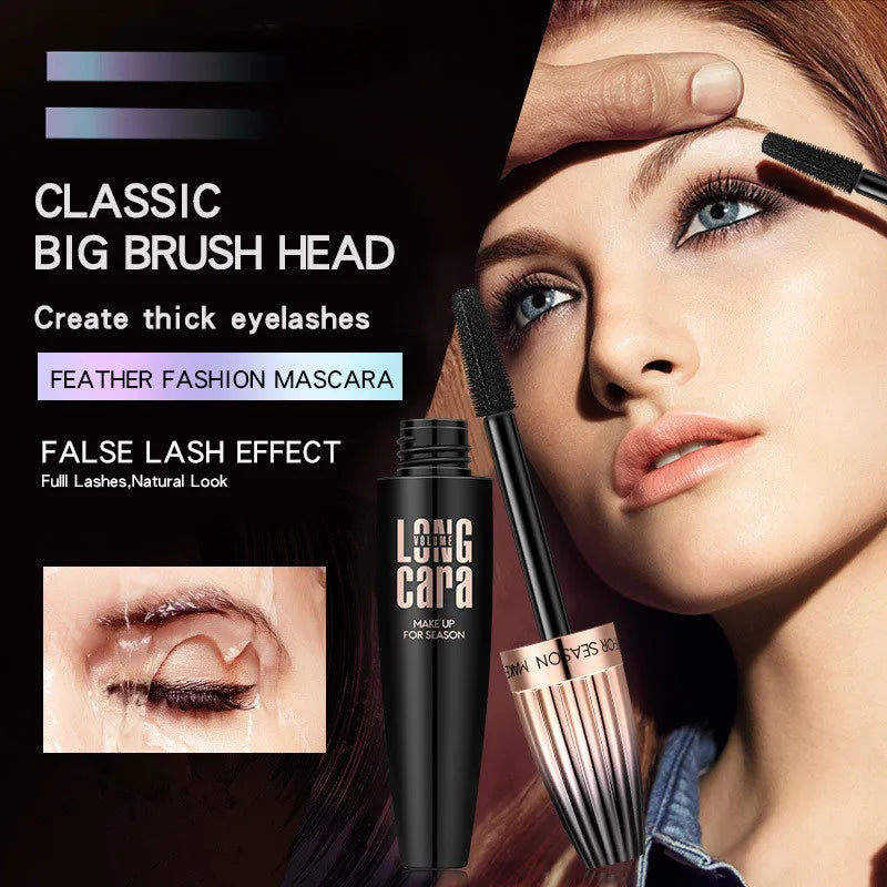 My Amazing Lashes Mascara Black 4D Silk Fiber Eyelashes Lengthening Mascara Waterproof Lash Black Eyelashes  Extension Mascara