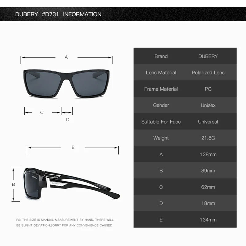 Polarized Sunglasses Driving Shades Luxury Brand Designer UV400 Eyewear