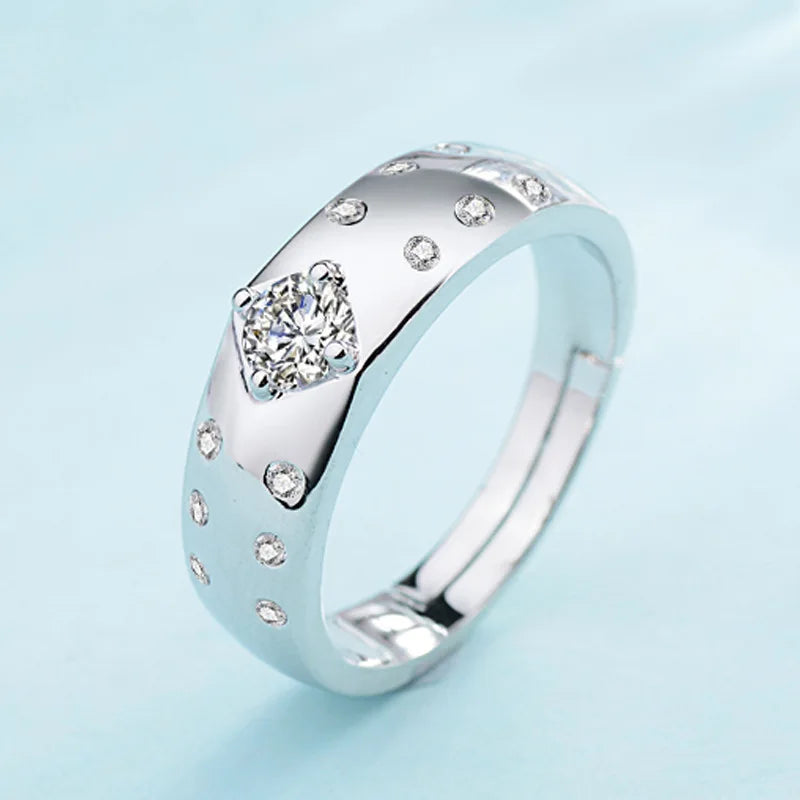 New Silver 925 Ring Stackable Infinite Heart Daisy Flower for Women Original Silver 925 Rings Brand Jewelry Gift 33553