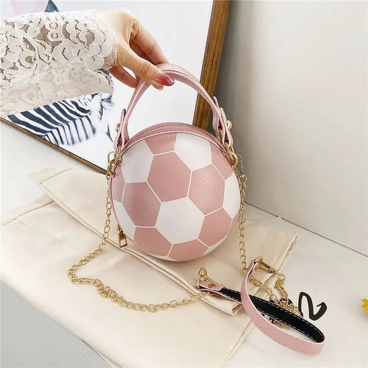 Should Bag PU leather Chain Basketball Bag New Letter Printed Youth Handbag