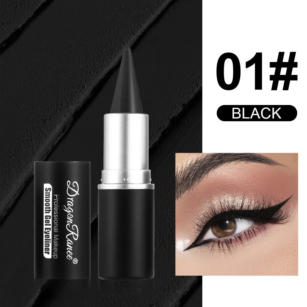 Pointed Creamy Blue Eyeliner Gel Matte White Black Brown Easy Wear Solid Eye Liner Pencil LongLasting Tattoo Liner Eyeshadow Gel