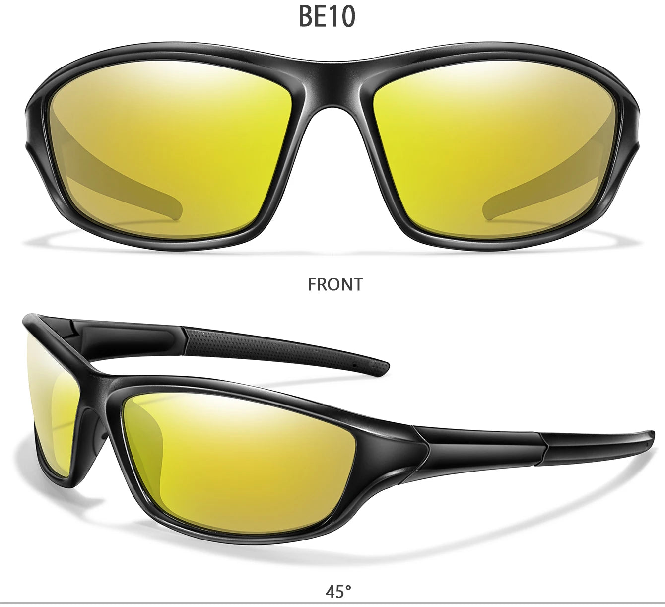 Polarized Sunglasses Outdoor Sports Driving Eyewear Transparent Frame UV400