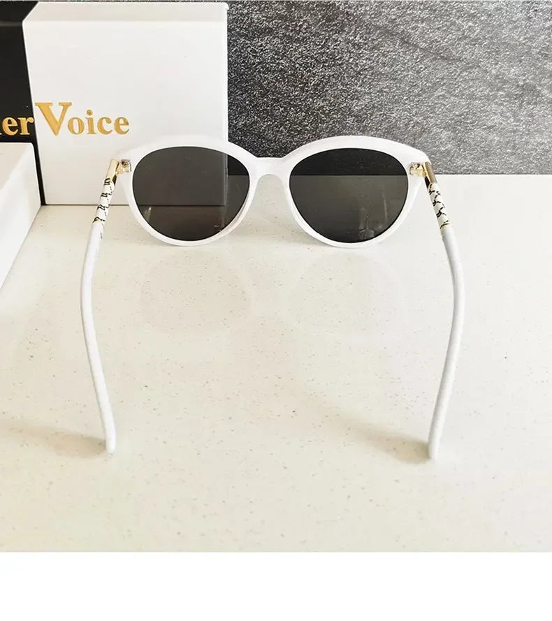 Polarized Luxury Fashion Sunglasses Cat-eye Shaped Frames Eyewear