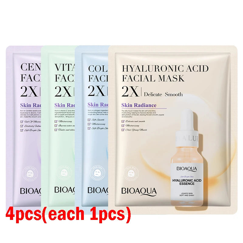 Facial Saunas Mask Centella Collagen Moisturizing Refreshing Sheet Skin Care