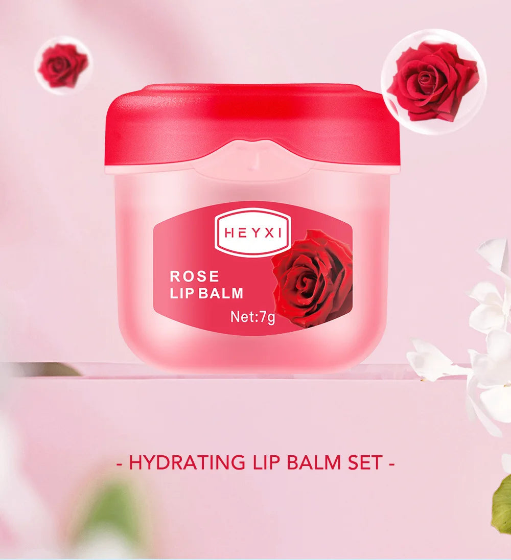 Fruit Series Lip Balm Set Moisturizing Hydrating Non-sticky Anti-Cracked Vaseline Care Balm