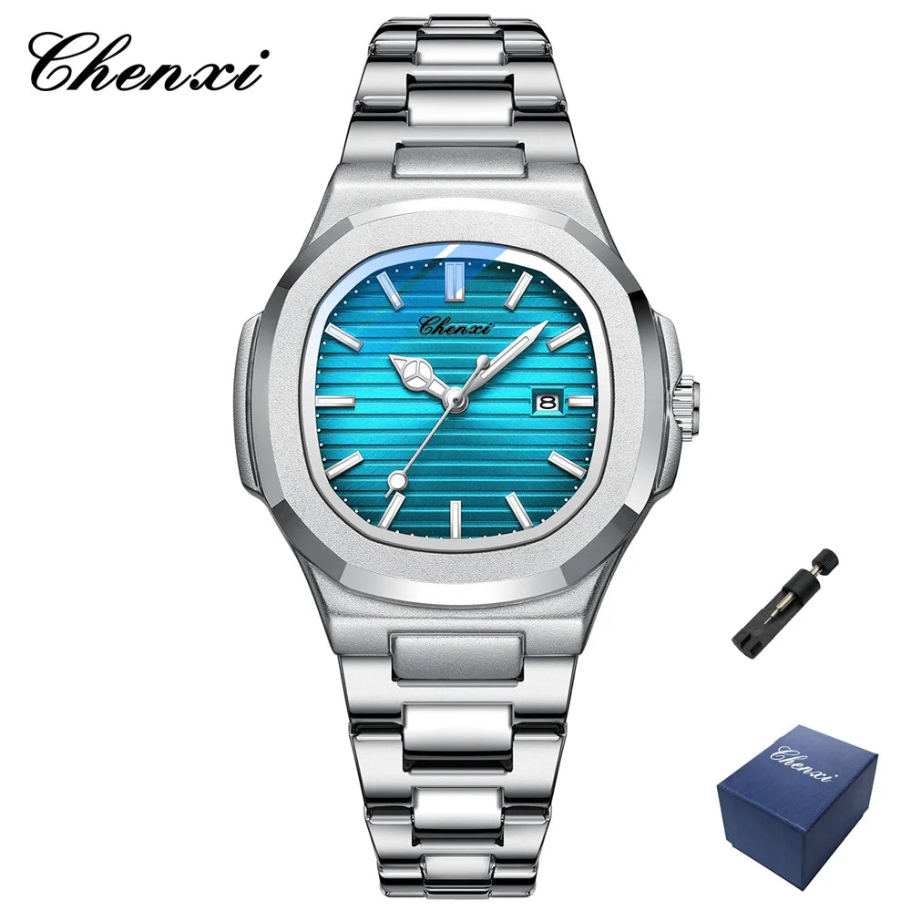 Bracelet Quartz Watch Stainless Steel Waterproof Luxury Wristwatch