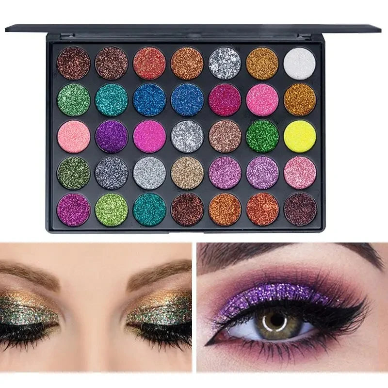 Glitter Eyeshadow Makeup Sequins Sparkle Diamond Highlight Powder Eye Makeup