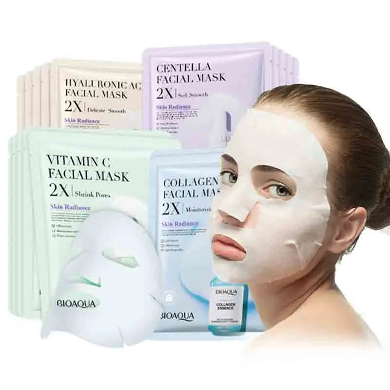 Facial Saunas Mask Centella Collagen Moisturizing Refreshing Sheet Skin Care