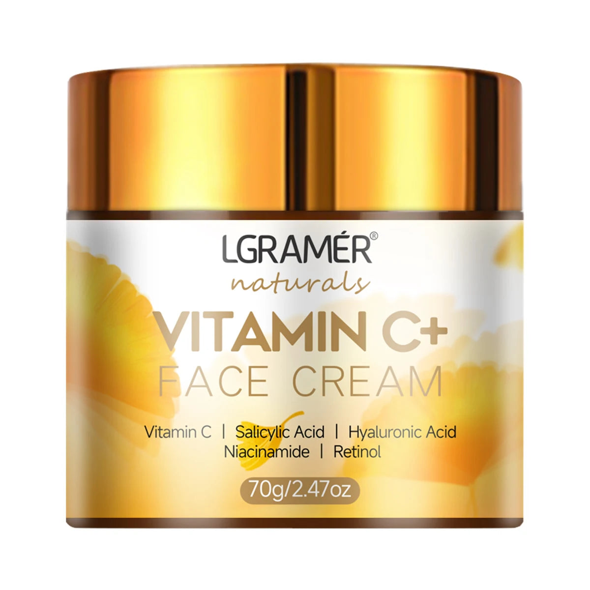 Vitamin C Face Cream Retinol Smooth Wrinkle Moisturizing Firming Hyaluronic Lightening Repairing Smooth Skincare Whitening Cream