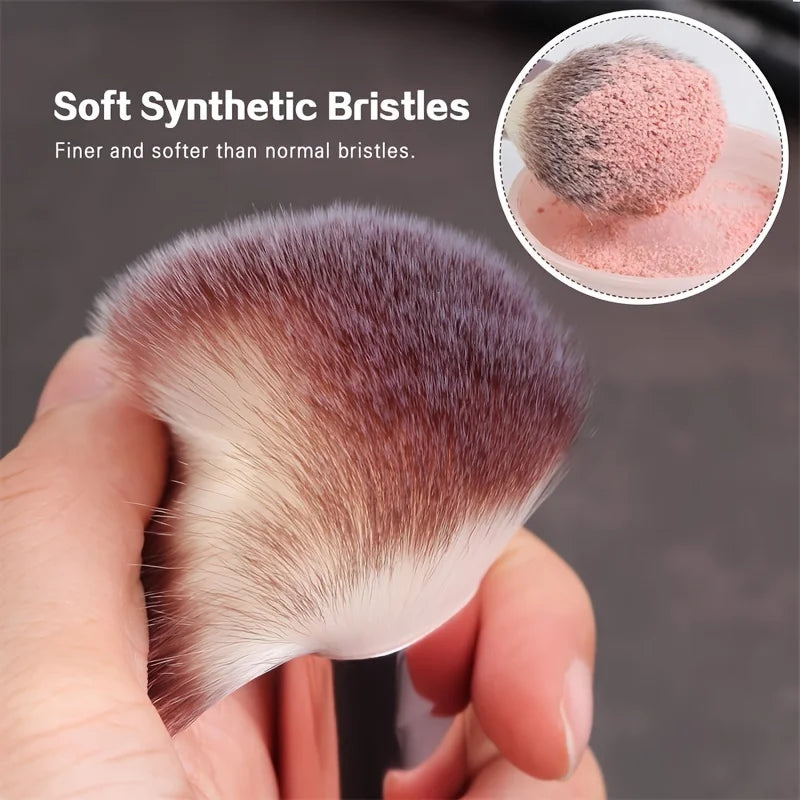 Face Makeup Brush Set Premium Synthetic Foundation Powder Concealer Eyeshadow Blush Makeup Sponge