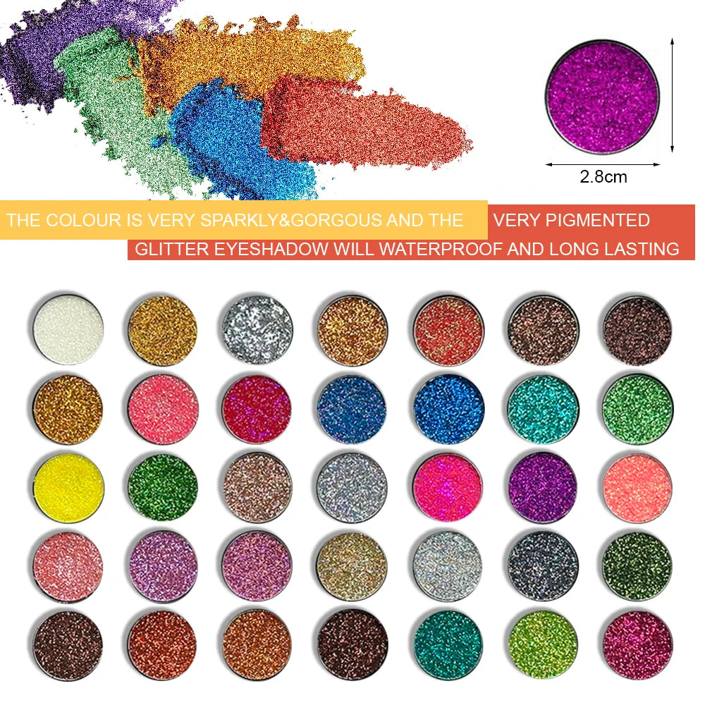 Glitter Eyeshadow Makeup Sequins Sparkle Diamond Highlight Powder Eye Makeup