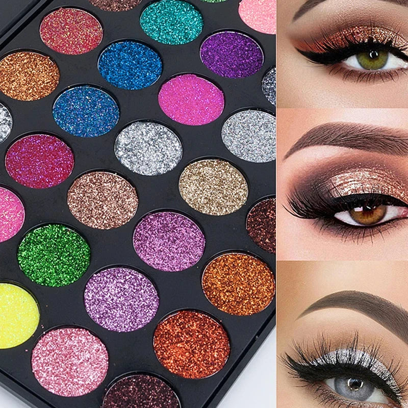 Glitter Eyeshadow Makeup Sequins Sparkle Diamond Highlight Powder Eye Makeup