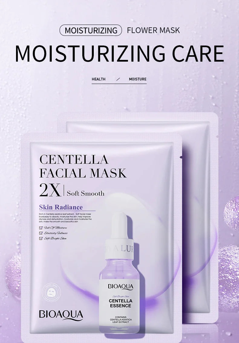 Facial Saunas Mask Centella Collagen Moisturizing Refreshing Sheet Skin Care