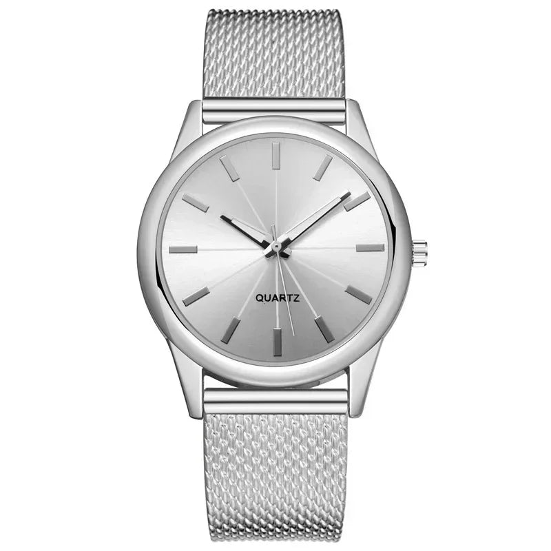 Magnetic Stainless Steel Wristwatch Mesh Band Luxury Montre Femme Wristwatches