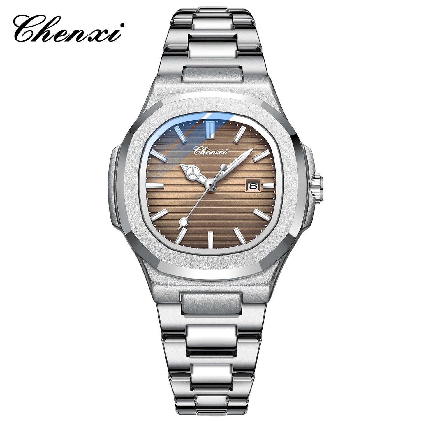 Bracelet Quartz Watch Stainless Steel Waterproof Luxury Wristwatch