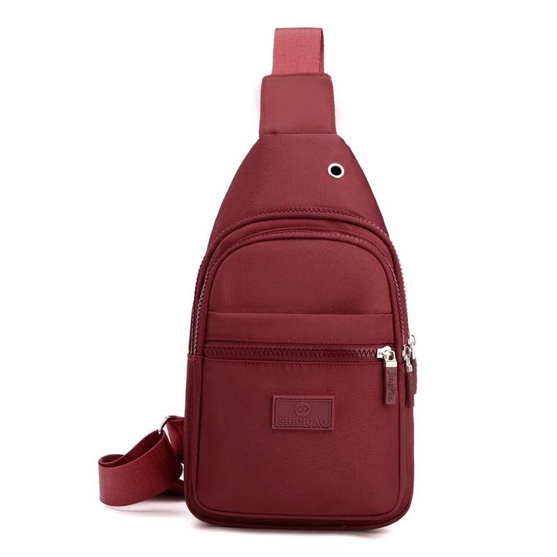 Small Backpack Casual Fashion Crossbody Nylon Shoulder Bag