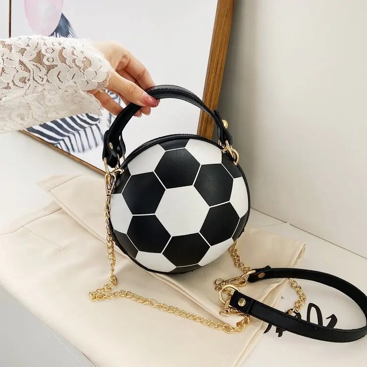 Should Bag PU leather Chain Basketball Bag New Letter Printed Youth Handbag