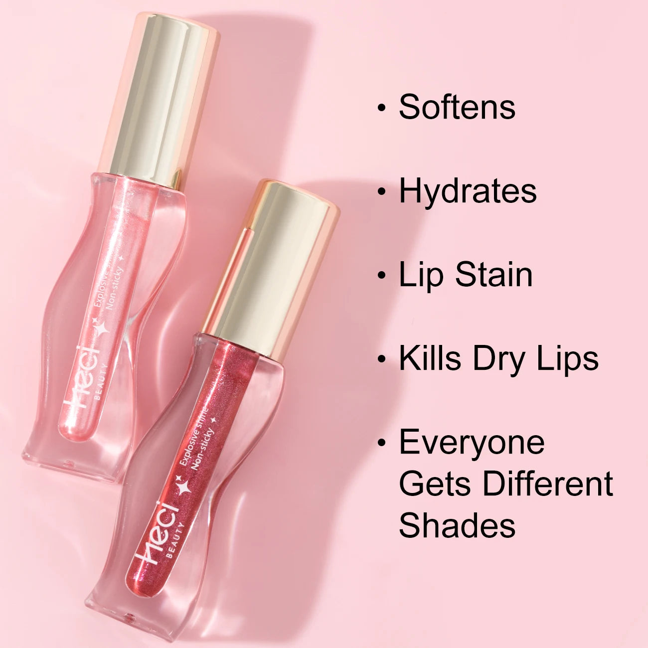 Sparkling Glitter Lip Gloss Plumping Mirror Lip Gloss Shimmer Moisturizing Lasting Water Light Lip Tint Stain For Autumn&Winter