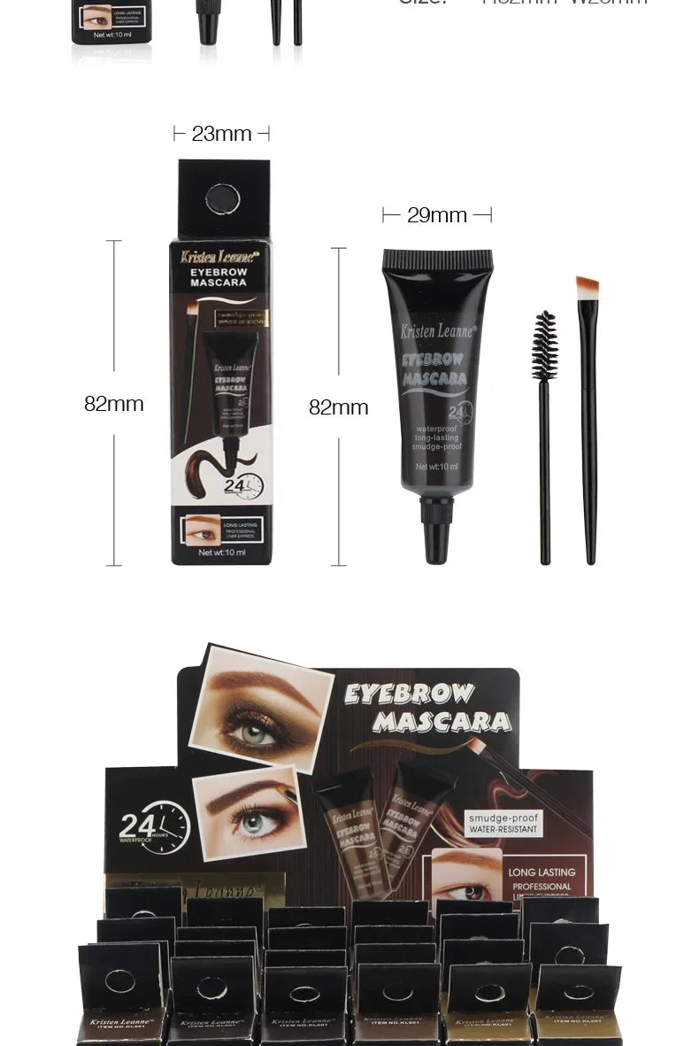 Eyebrow Cream Tint Dye Gel 24 Hours Waterproof Non-smudge Makeup