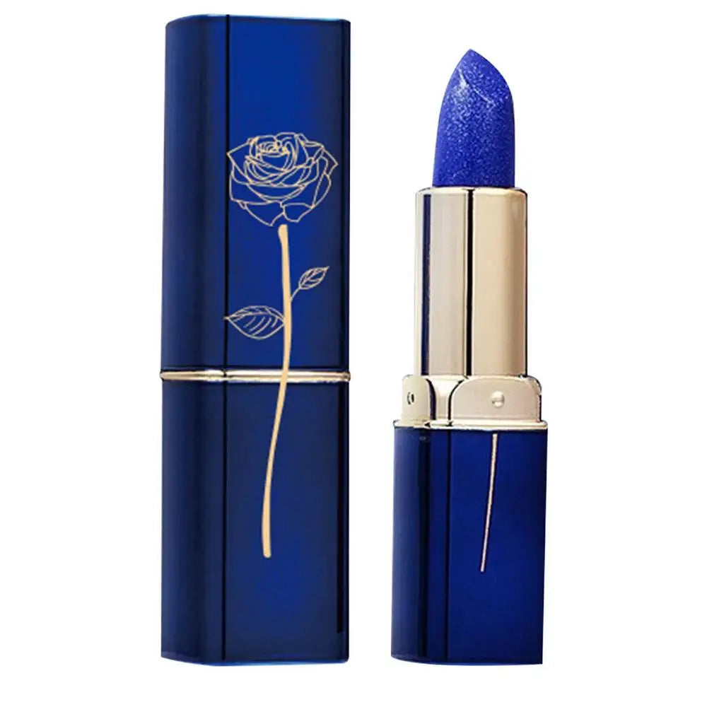 Color Changing Lipstick Waterproof Blue Lipstick turns Pink Moisturizing Long Lasting