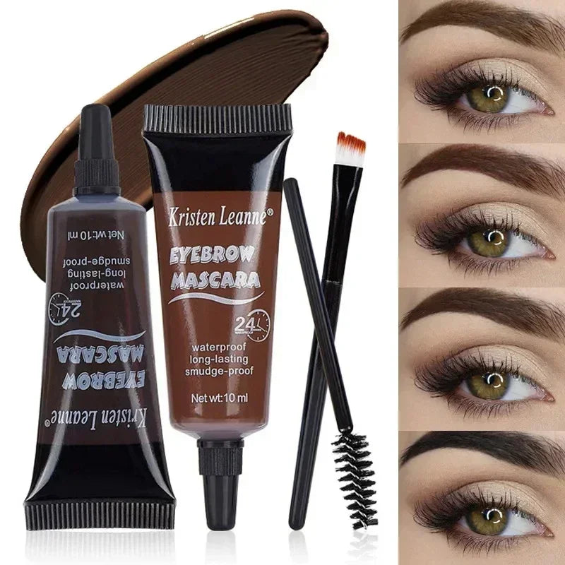 Eyebrow Cream Tint Dye Gel 24 Hours Waterproof Non-smudge Makeup