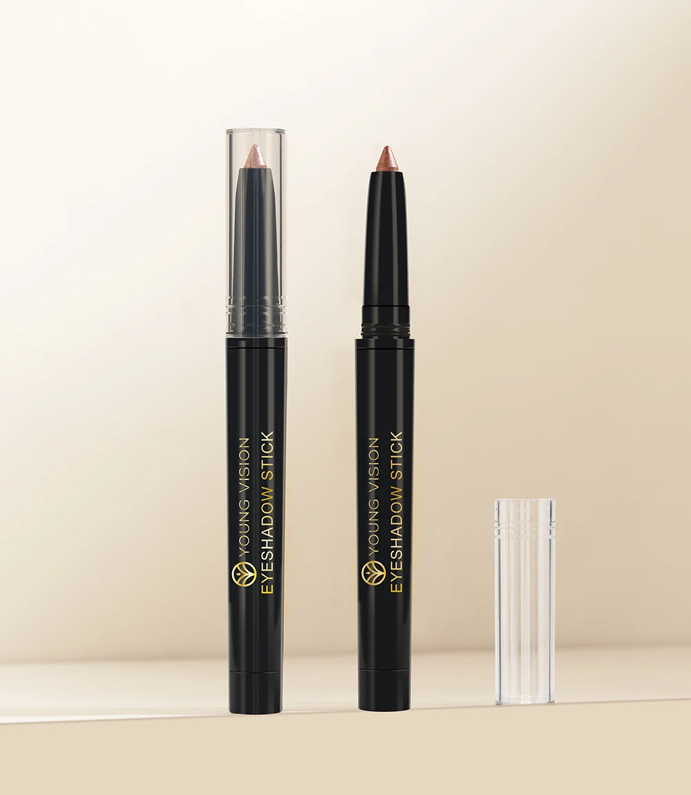 YOUNG VISION 12 Color Eyeshadow Stick Waterproof Long-lasting Pearl Shimmer cream formula easy to color fine and smooth