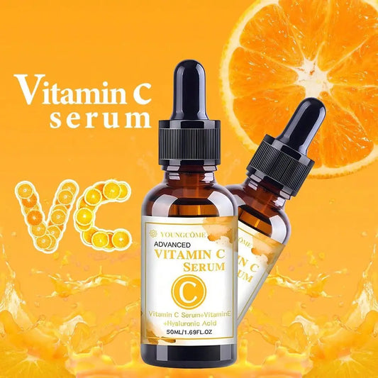 Vitamin C Serum Essence Moisturizing Brighten Wrinkle Remover Anti-aging Fades Spots Repair Fine Lines Facial Skin Care Tools