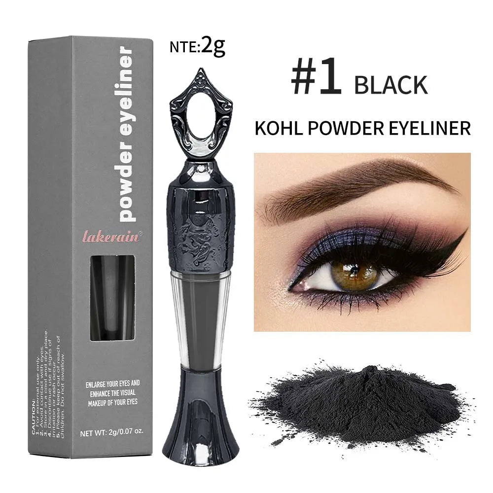 Kohl Powder Eye Liner Powder Eyeliner Eyeliner Handmade Natural Eyeliner in Powder Blendable Intense Color Long-Lasting Eyeliner