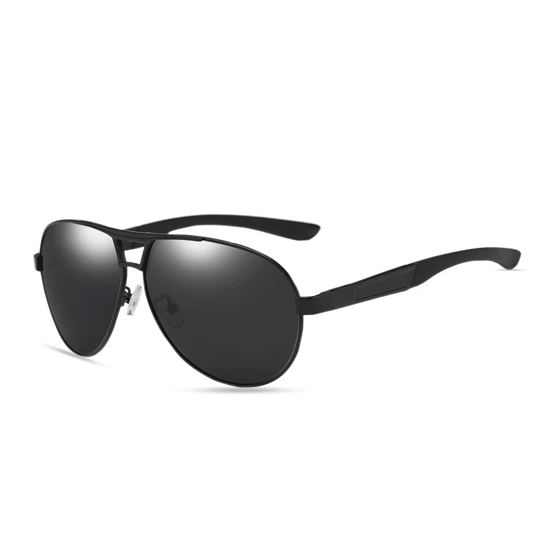 VEGA Eyewear Black Pilot Sunglasses Men Polarized With Box Polycarbonate Pilot Sun Glasses Men Aviation Sunglasses 2018 VG12