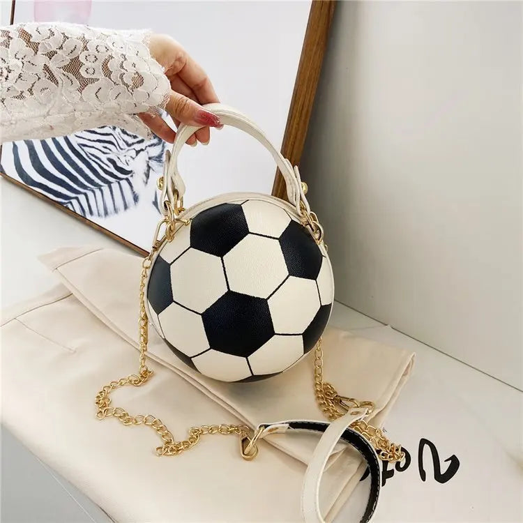 Should Bag PU leather Chain Basketball Bag New Letter Printed Youth Handbag